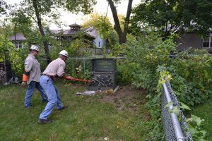 T&D_Padmount Landscaping_hotstick